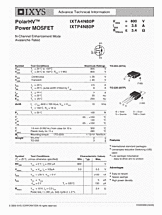 DataSheet IXTP4N80P pdf